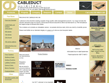 Tablet Screenshot of cableductuk.com